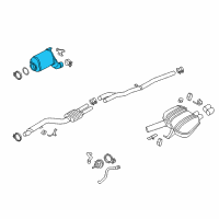 OEM 2015 BMW 535d Catalytic Converter Diagram - 18-30-8-515-094