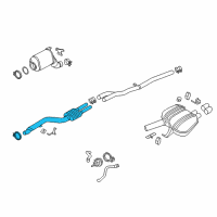 OEM 2014 BMW 535d xDrive Catalytic Converter Diagram - 18-30-8-572-012