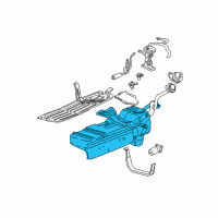 OEM 2005 Ford Explorer Sport Trac Fuel Tank Diagram - 3L2Z-9002-CC