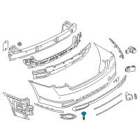 OEM BMW 535i GT Hexagon Screw For Plastic Diagram - 07-14-9-110-670