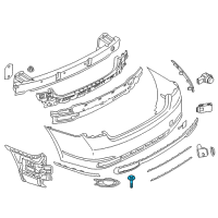 OEM BMW 640i xDrive Gran Coupe Hexagon Screw For Plastic Diagram - 07-14-9-110-670