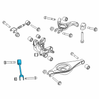 OEM 2013 Ford Explorer Trailing Link Diagram - BB5Z-5500-A