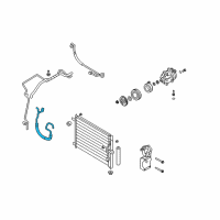 OEM 2008 Chevrolet Aveo5 Hose & Tube Assembly Diagram - 96620070