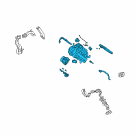 OEM Toyota Highlander Heater Assembly Diagram - 87030-0E040