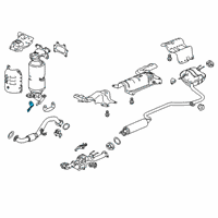 OEM Honda Accord Stay, Converter (R) Diagram - 18199-5K0-A00