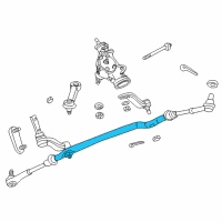 OEM 1999 Dodge Dakota Link Steering Center Diagram - 52038837