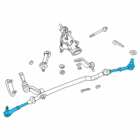 OEM 1998 Dodge Dakota Tie Rod-Tie Rod Diagram - 4883136