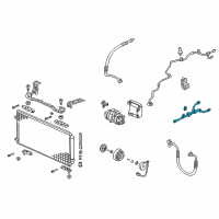 OEM 1999 Honda Odyssey Pipe A, Suction (Single) Diagram - 80321-S0X-A21