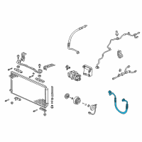 OEM Honda Odyssey Hose, Discharge Diagram - 80315-S0X-A02