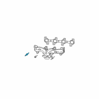 OEM Dodge Stud Diagram - 6505257AA