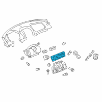 OEM Saturn Sky Dash Control Unit Diagram - 25925112