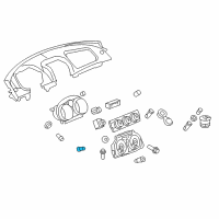 OEM 2009 Chevrolet Cobalt Switch Asm-Rear Compartment Lid Release Diagram - 25762050