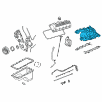 OEM Ford E-150 Intake Manifold Diagram - 7L3Z-9424-F