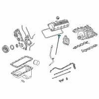 OEM 2007 Ford F-150 Dipstick Diagram - 7L3Z-6750-A