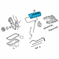 OEM Ford F-150 Valve Cover Diagram - 7C2Z-6582-A