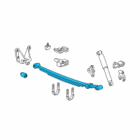 OEM Ford Ranger Leaf Spring Diagram - 1L5Z-5560-EA