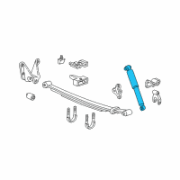 OEM 2003 Ford Ranger Shock Diagram - 8L5Z-18125-AB