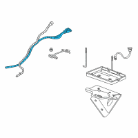 OEM 2003 Dodge Ram 2500 Van Battery Cable Harness Diagram - 56003795AF