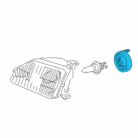 OEM 2000 Toyota Tundra Holder Diagram - 81139-02060