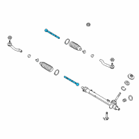 OEM 2017 Chevrolet City Express Inner Tie Rod Diagram - 19316657