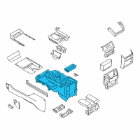 OEM 2020 Lincoln Navigator SUPPORT ASY - CONSOLE Diagram - LL7Z-78045B30-AA