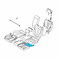OEM 2022 BMW X5 SEAT HEATING SEAT CUSHION SU Diagram - 52-20-7-443-503