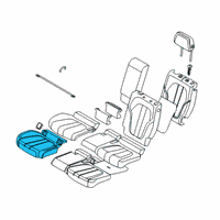 OEM 2019 BMW X7 FOAM PART SEAT CUSHION Diagram - 52-20-9-495-825