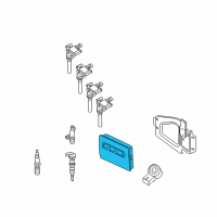 OEM Ram 3500 Electrical Powertrain Control Module Diagram - 5150635AB