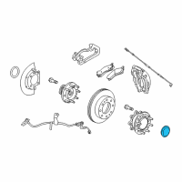 OEM 2011 GMC Sierra 2500 HD Rotor Cap Diagram - 25807437