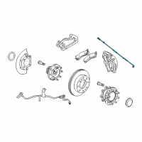 OEM 2012 Chevrolet Silverado 3500 HD Front Speed Sensor Diagram - 20872161