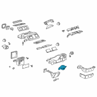 OEM Cadillac Motor Assembly Diagram - 89018521