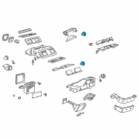 OEM Buick Actuator Diagram - 89018377