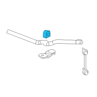 OEM Cadillac CTS Bushings Diagram - 22753226