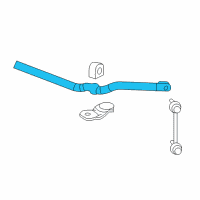 OEM 2010 Cadillac CTS Stabilizer Bar Diagram - 15948223