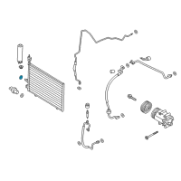 OEM 2011 Ford Fiesta Dehydrator Seal Diagram - BE8Z-19E889-A