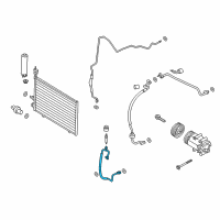 OEM 2019 Ford Fiesta Hose & Tube Assembly Diagram - D2BZ-19972-A