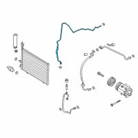 OEM 2019 Ford Fiesta Pressure Line Diagram - D2BZ-19835-D