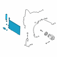 OEM Ford Fiesta Condenser Diagram - D2BZ-19712-E