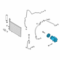 OEM 2017 Ford Fiesta Compressor Diagram - AV1Z-19703-K