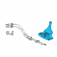 OEM 2015 Chevrolet Spark EV Control Asm-Manual Transmission (W/ Shift Pattern) Diagram - 25194275