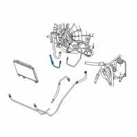 OEM 2006 Dodge Ram 1500 Line-Power Steering Diagram - 5290822AD