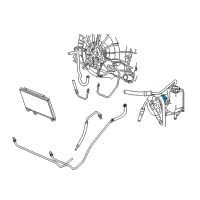 OEM 2004 Dodge Ram 1500 Power Steering Pump Diagram - 5093985AA