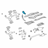 OEM 2021 Toyota Sequoia Heat Shield Diagram - 58151-0C041