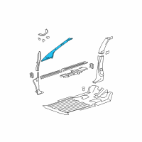 OEM 2007 Chrysler Town & Country Molding-Windshield GARNISH Diagram - RS16BD1AH