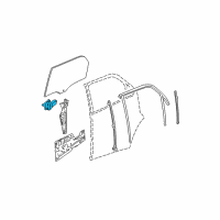 OEM Chevrolet Window Motor Diagram - 88980987