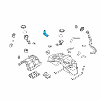 OEM Nissan Maxima Fuel Pump Assembly Diagram - 17042-5Y700