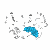 OEM Infiniti G35 Tank Assy-Fuel Diagram - 17202-AC70A