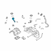 OEM Infiniti G35 Fuel Gauge Sending Unit Diagram - 25060-AM600