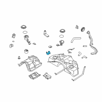 OEM 2006 Infiniti G35 Bracket-Fuel Pump Diagram - 17012-8H300