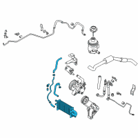 OEM 2004 Kia Amanti Tube Assembly-Cooler Diagram - 575503F500